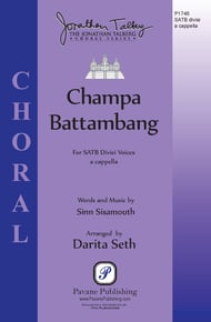 Champa Battambang SATB choral sheet music cover Thumbnail